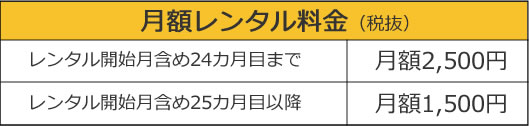 レンタル料金